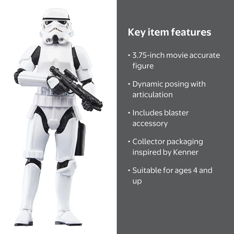 LUKE SKYWALKER STORMTROOPER FIGURINE STAR WARS EPISODE IV VINTAGE Collection Hasbro 10 Cm LUKE SKYWALKER STORMTROOPER FIGURINE STAR WARS EPISODE IV VINTAGE Collection Hasbro 10 Cm