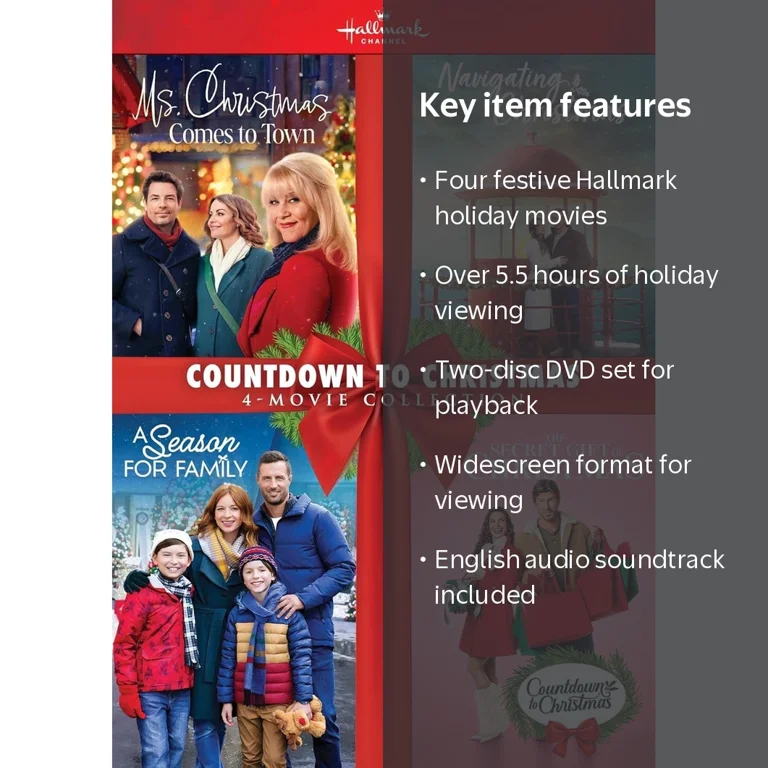 その他 Hallmark Event Collection [DVD] Hallmark, DVD, Countdown To Christmas 2023 4-Movie Collection