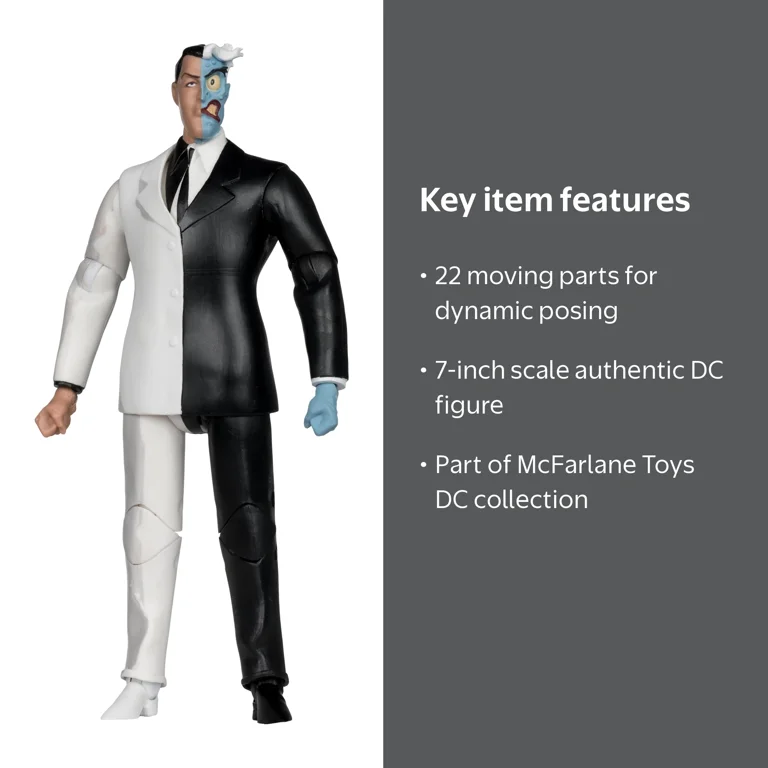 DCダイレクト　トゥーフェイス　バスト Dc Direct - Btas 6in -Two-Face - McFarlane Toys - Walmart.com
