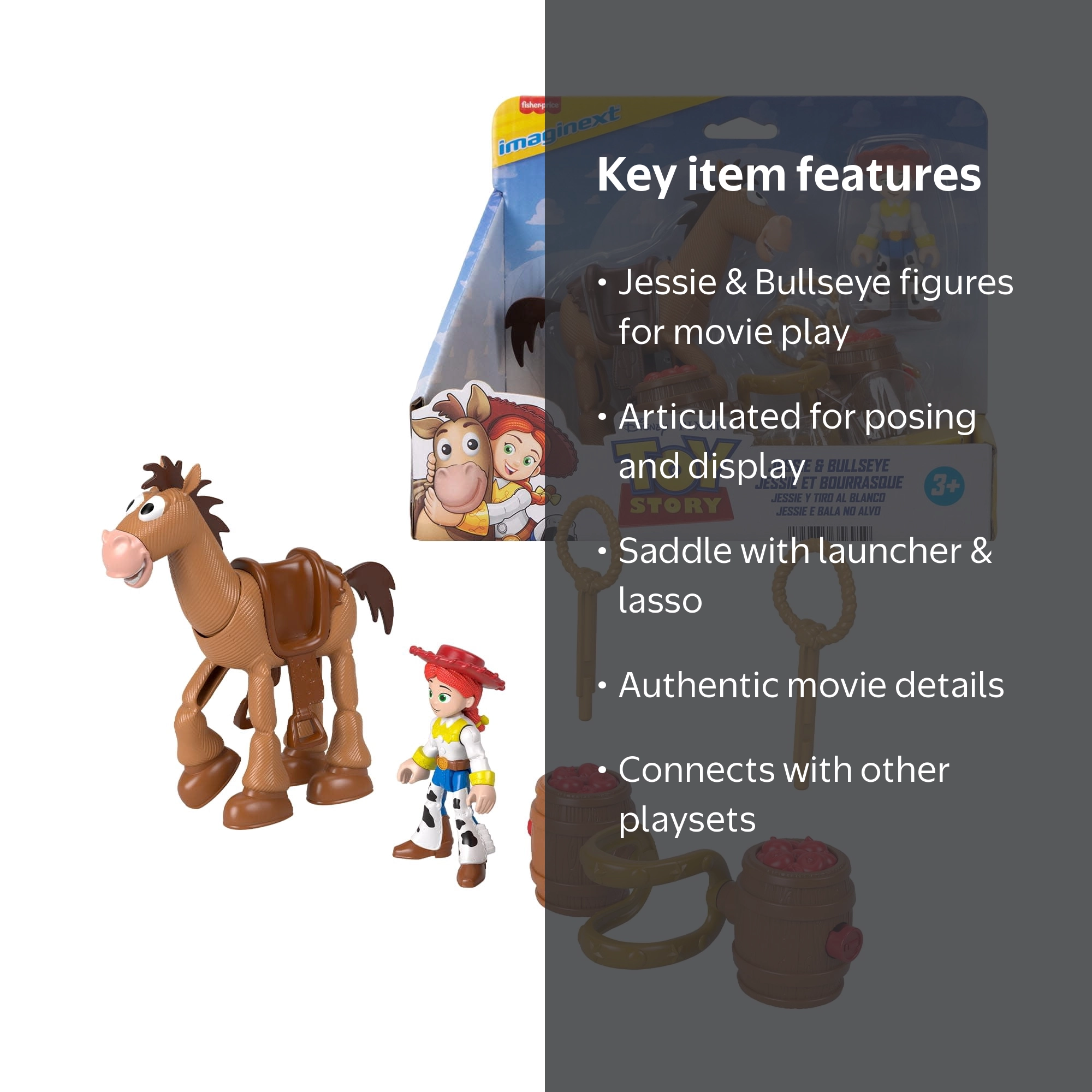 Disney Pixar Toy Story, Play Set, Jessie & Bullseye with