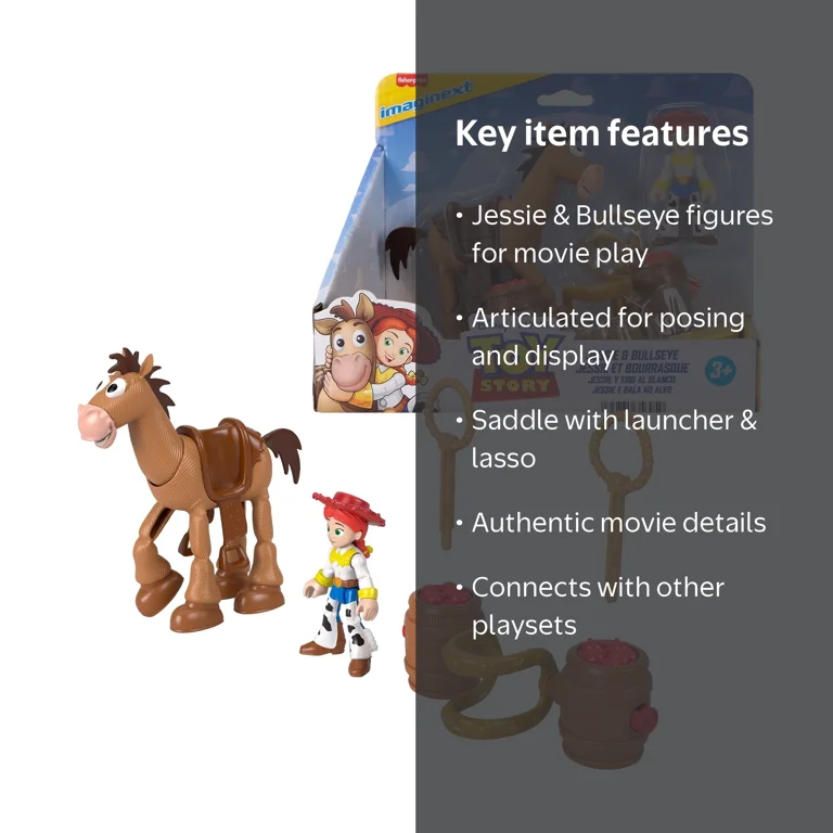 Disney Pixar Toy Story, Play Set, Jessie & Bullseye with