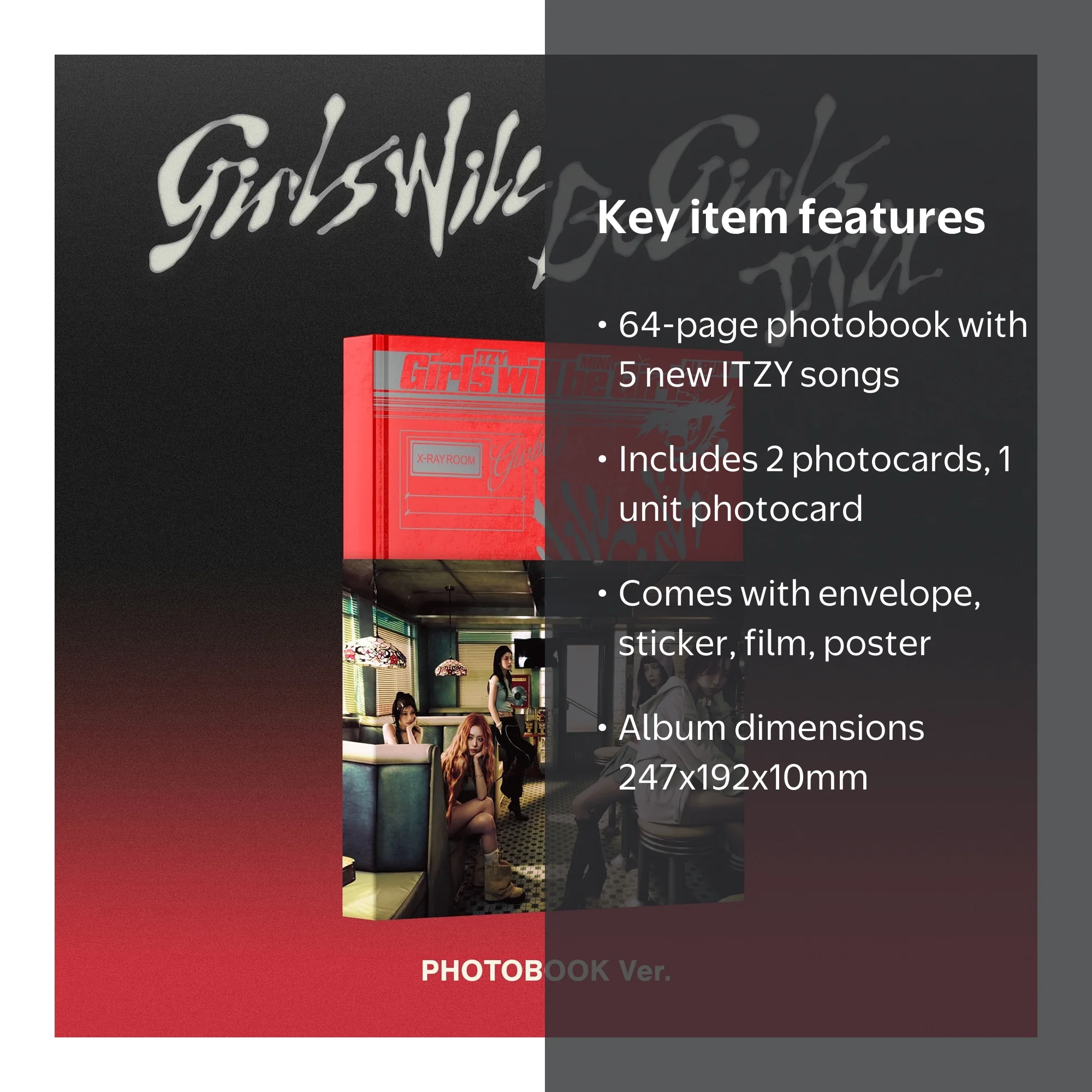 JYP Entertainment, CD, Girls Will Be Girls PHOTOBOOK Ver