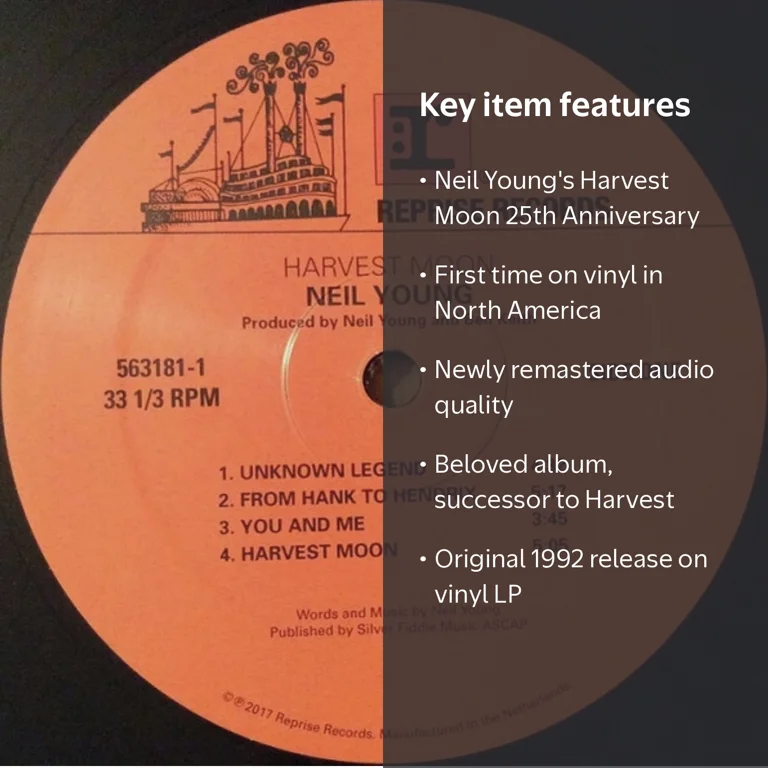 Neil Young - Harvest Moon [VINYL LP] - Walmart.com