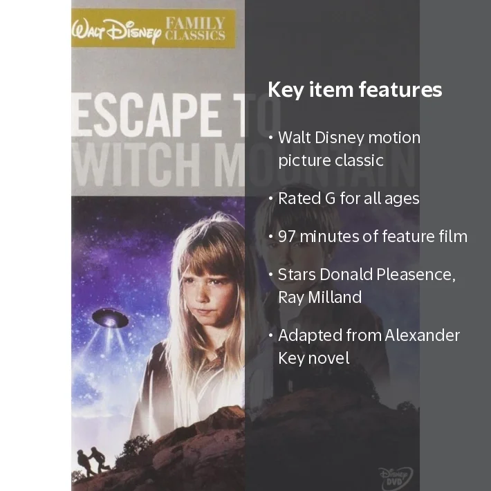 Escape to Witch Mountain (DVD) - Walmart.com