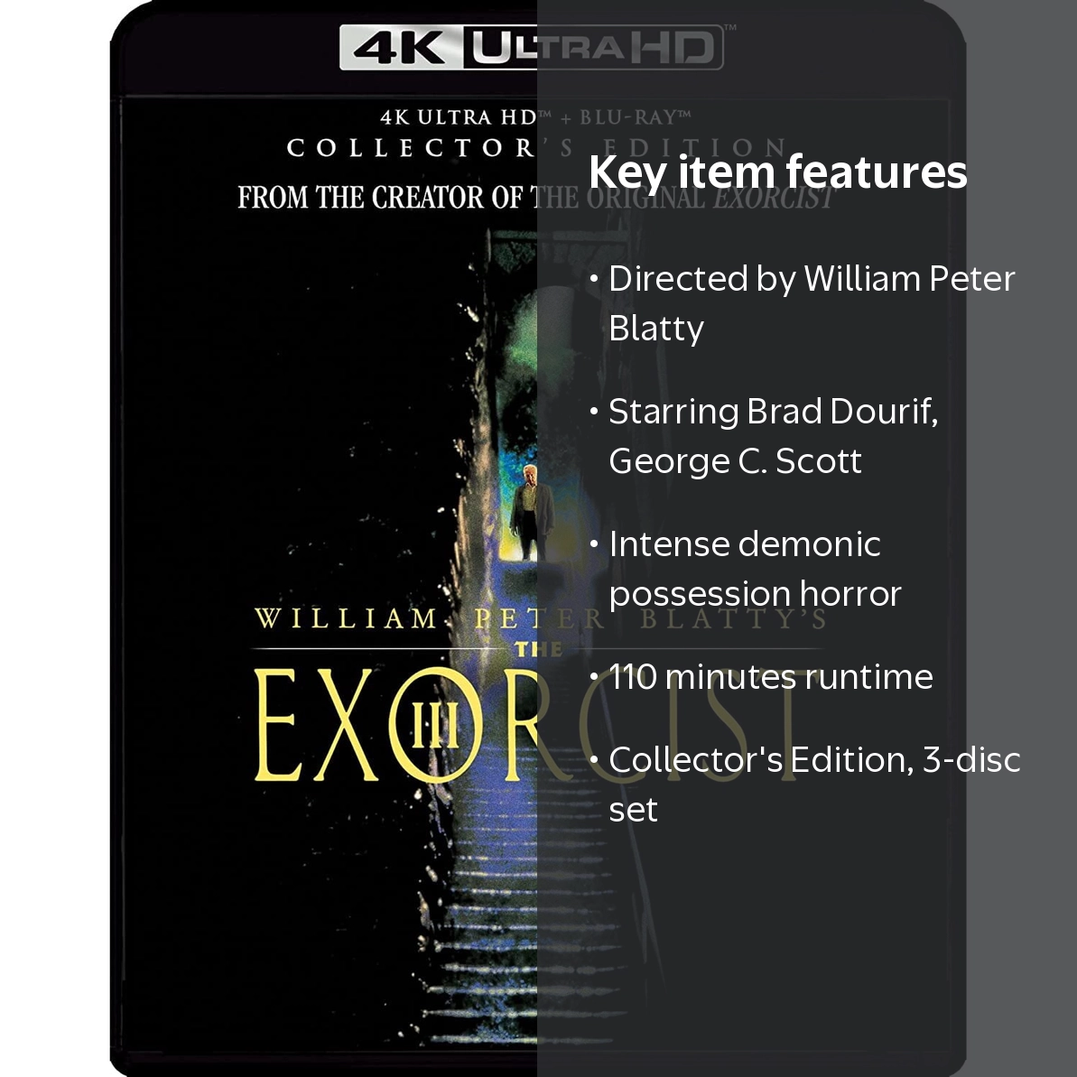 The Exorcist III (Collector's Edition) - Walmart.com