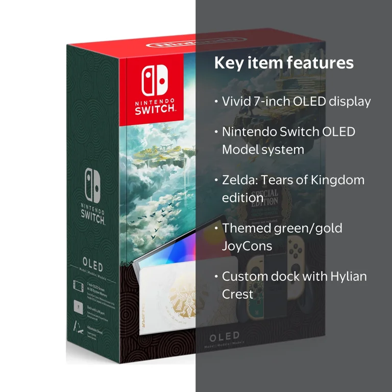 Nintendo Switch OLED - Zelda Video Game Edition: Tears of the