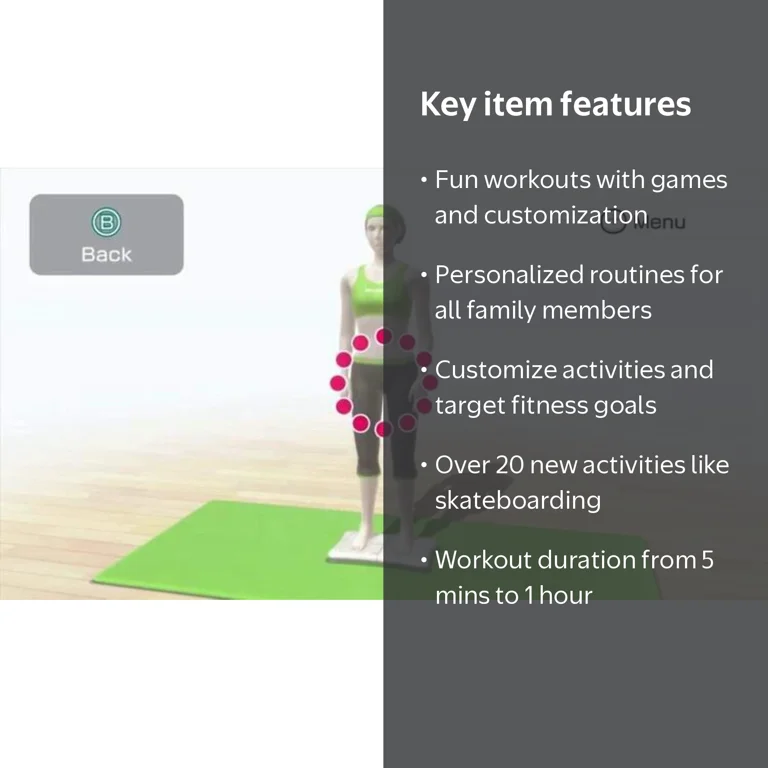 Nintendo, Wii Fit Plus - Game Only, Fitness Yoga - Walmart.com
