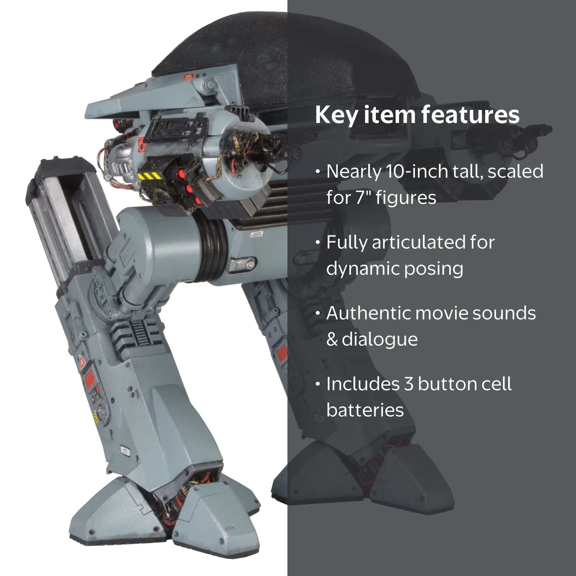 ネカ　アルティメット　ロボコップ & ED-209セット　　未開封 NECA Robocop ED-209 Boxed Action Figure with Sound - Walmart.com