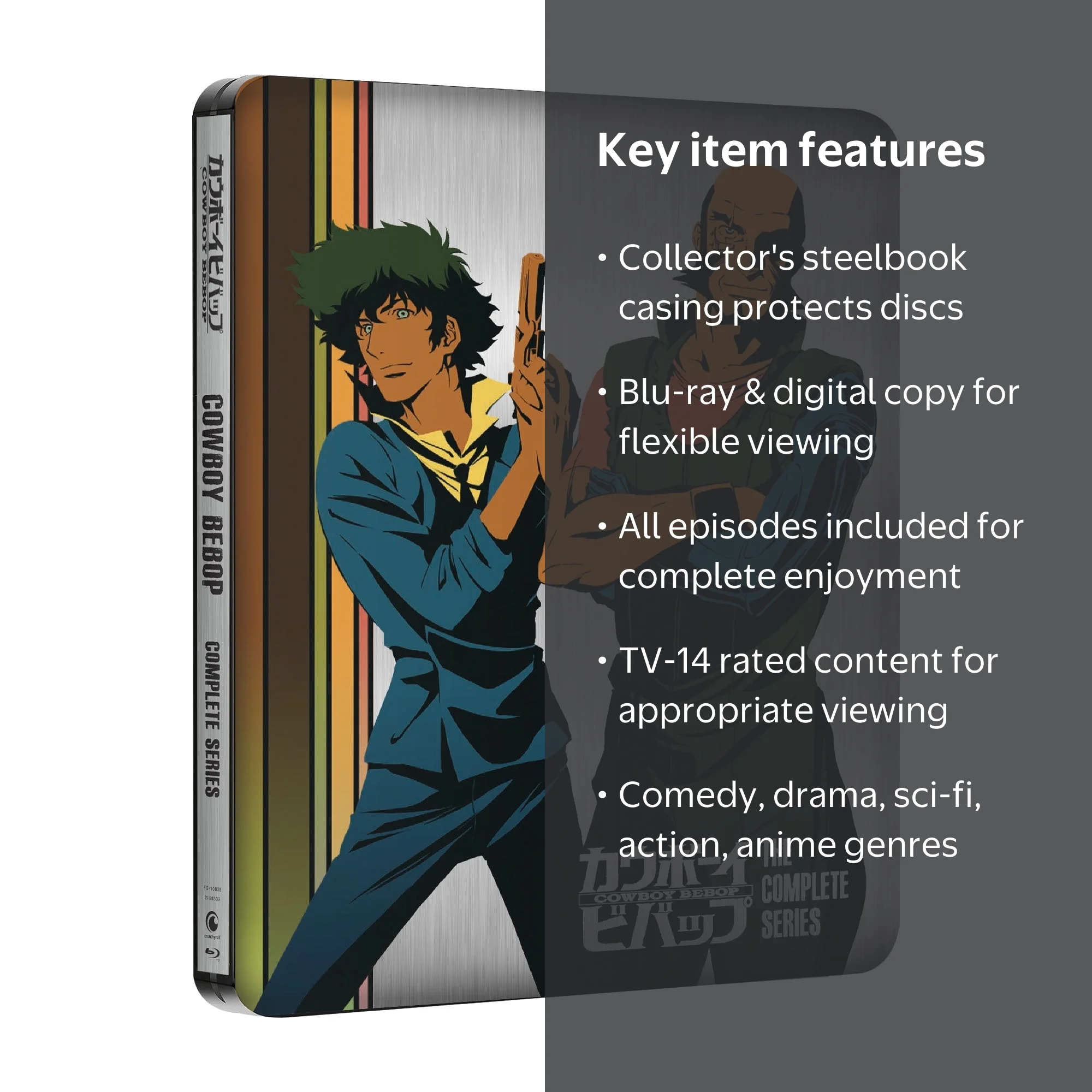 Cowboy Bebop: The Complete Series (Steelbook) (Blu-ray Crunchy