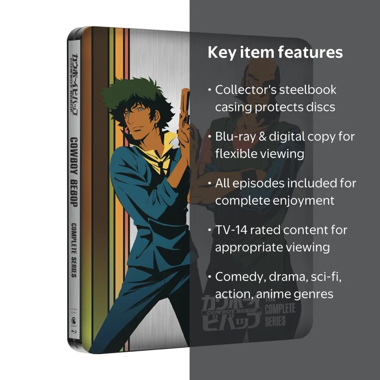 Cowboy Bebop: The Complete Series (Steelbook) (Blu-ray Crunchy