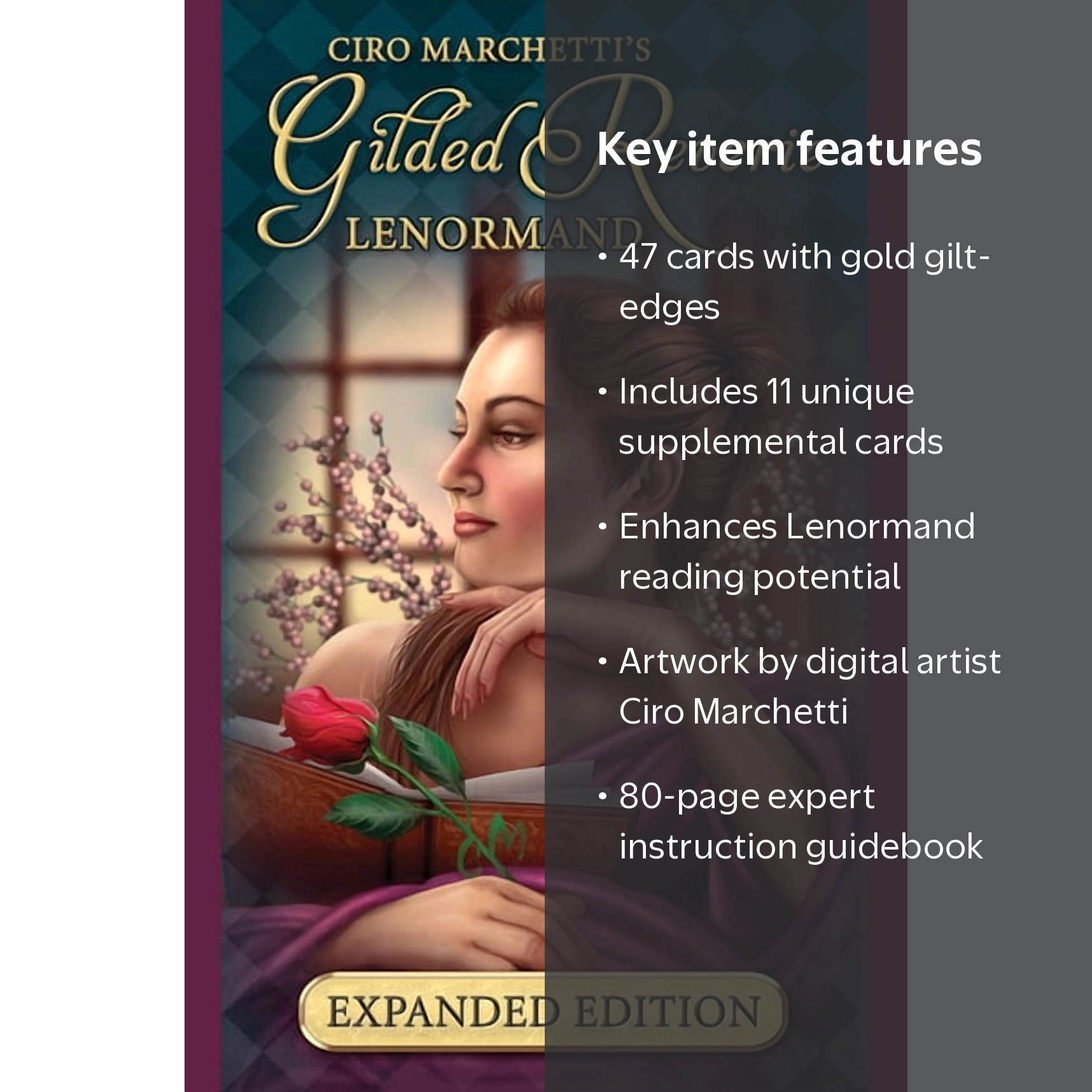 Gilded Reverie Lenormand Expanded Edition, (Hardcover) - Walmart.com