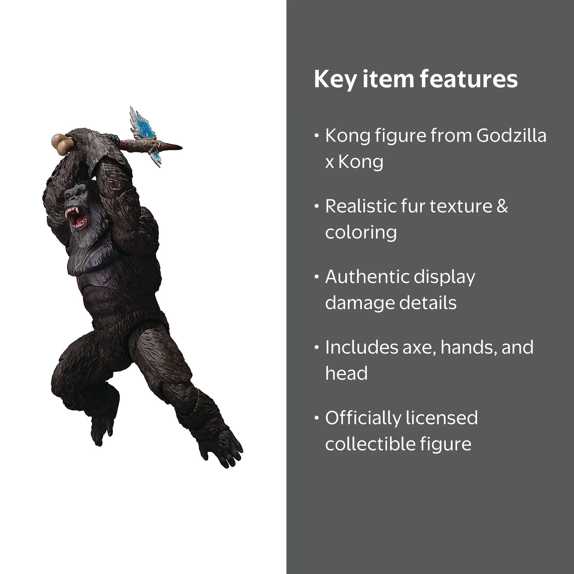 Tamashii Nations GODZILLA x KONG: THE NEW EMPIRE Kong Action