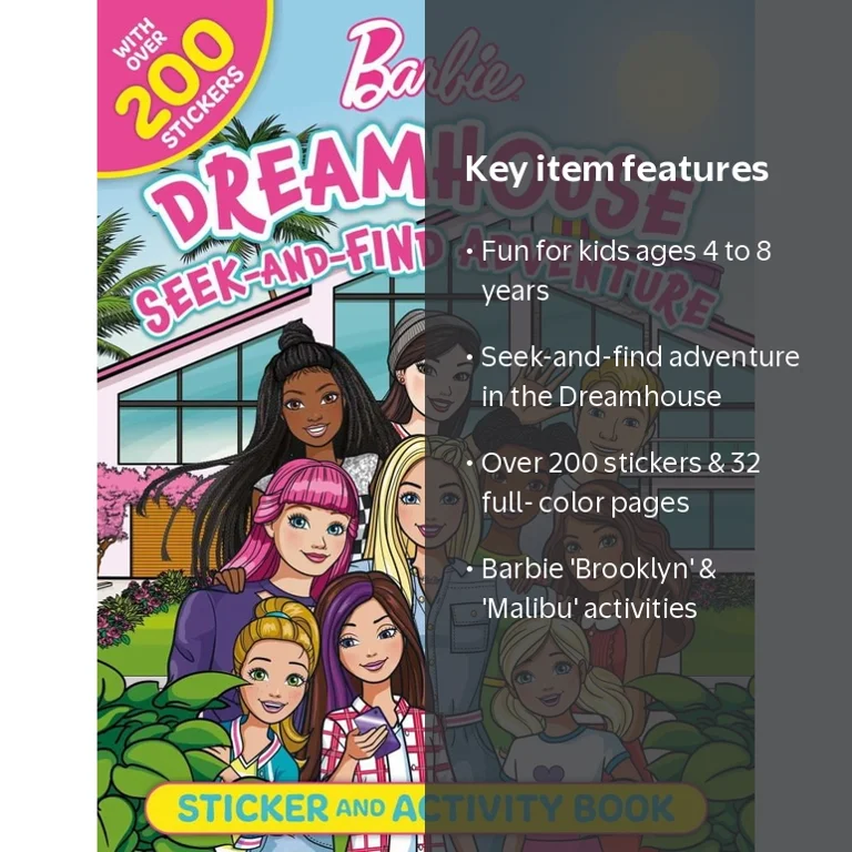 MATTEL Barbie Dreamhouse Seek-And-Find Adventure: Sticker