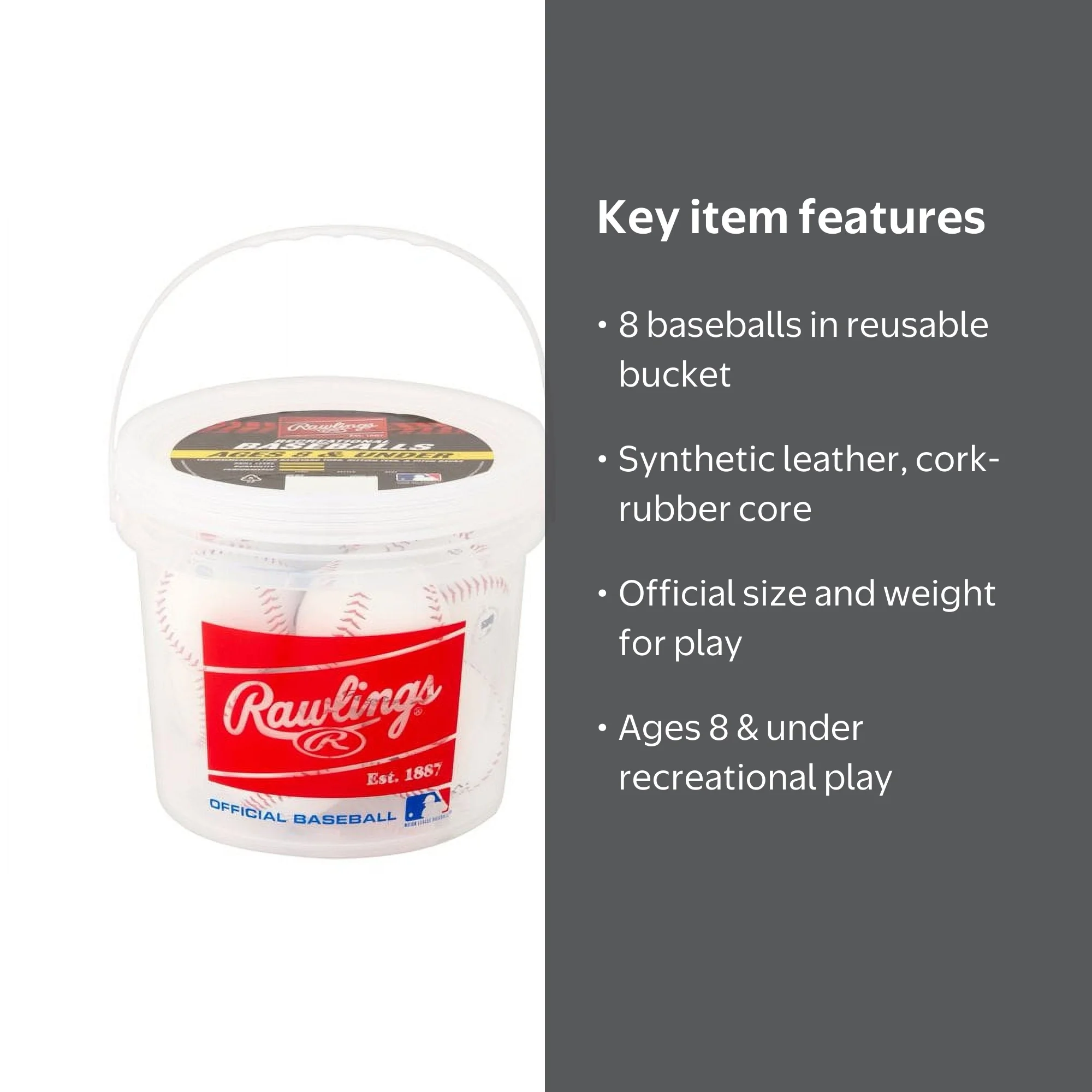 Rawlings | Official League Recreational Use Practice Baseballs