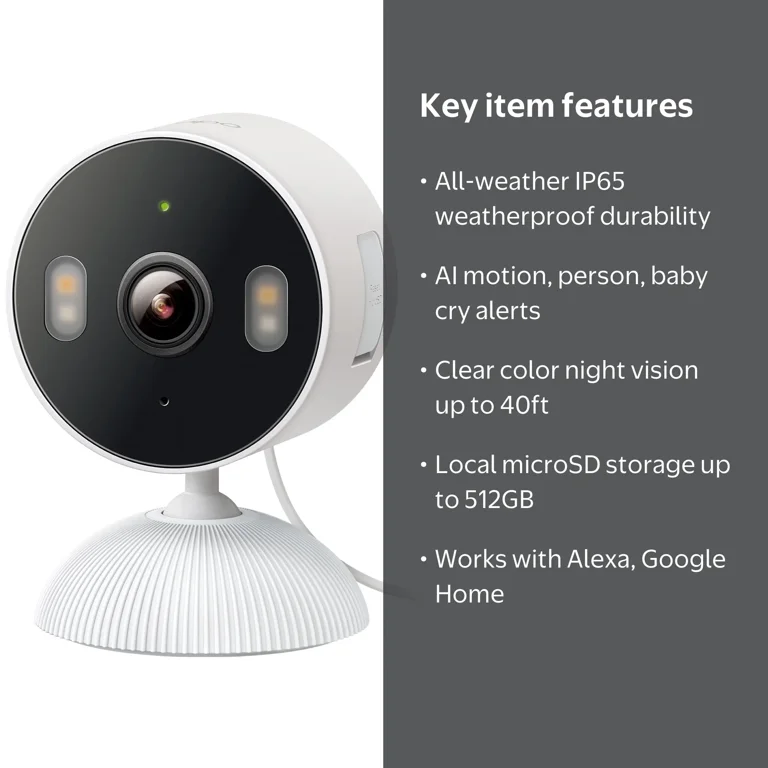 TP-Link Tapo TCW61 Indoor/Outdoor HD Security Camera with Color