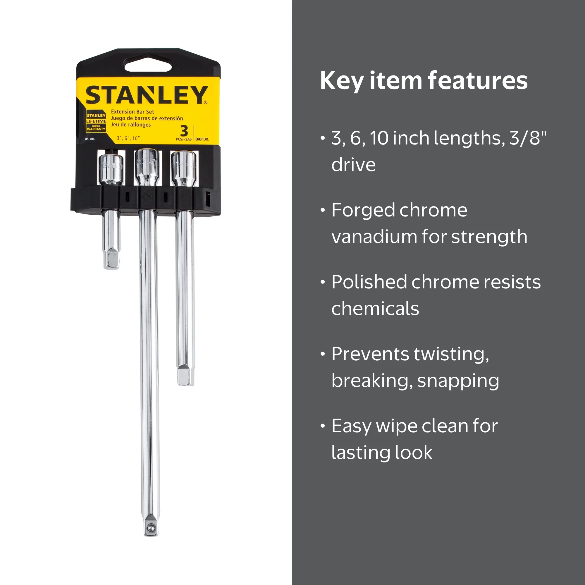 ◆上下インナー3点セット◆BUTCHERS ◆サイズS STANLEY 85-706 - 3 Piece 3/8'' Extension Bar - Walmart.com