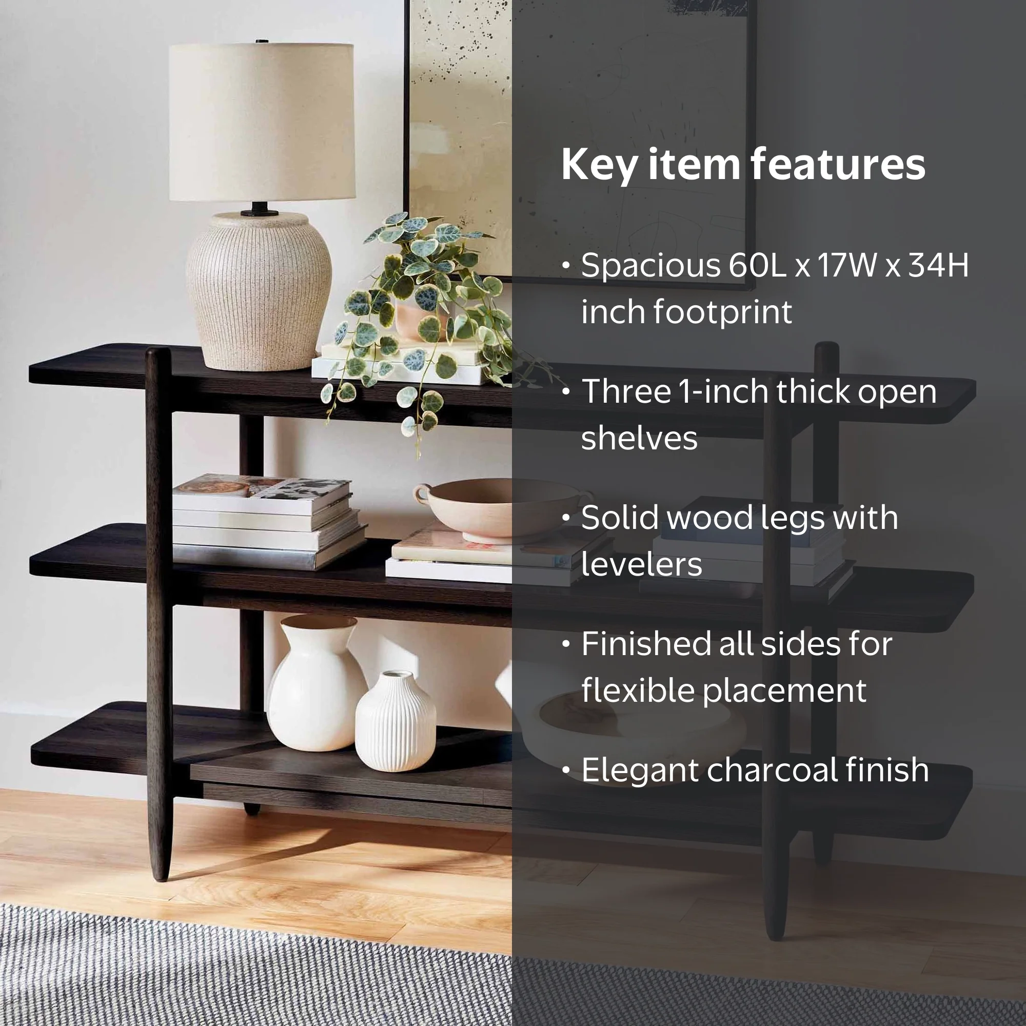 Free Shipping! Better Homes & Gardens Charcoal Springwood