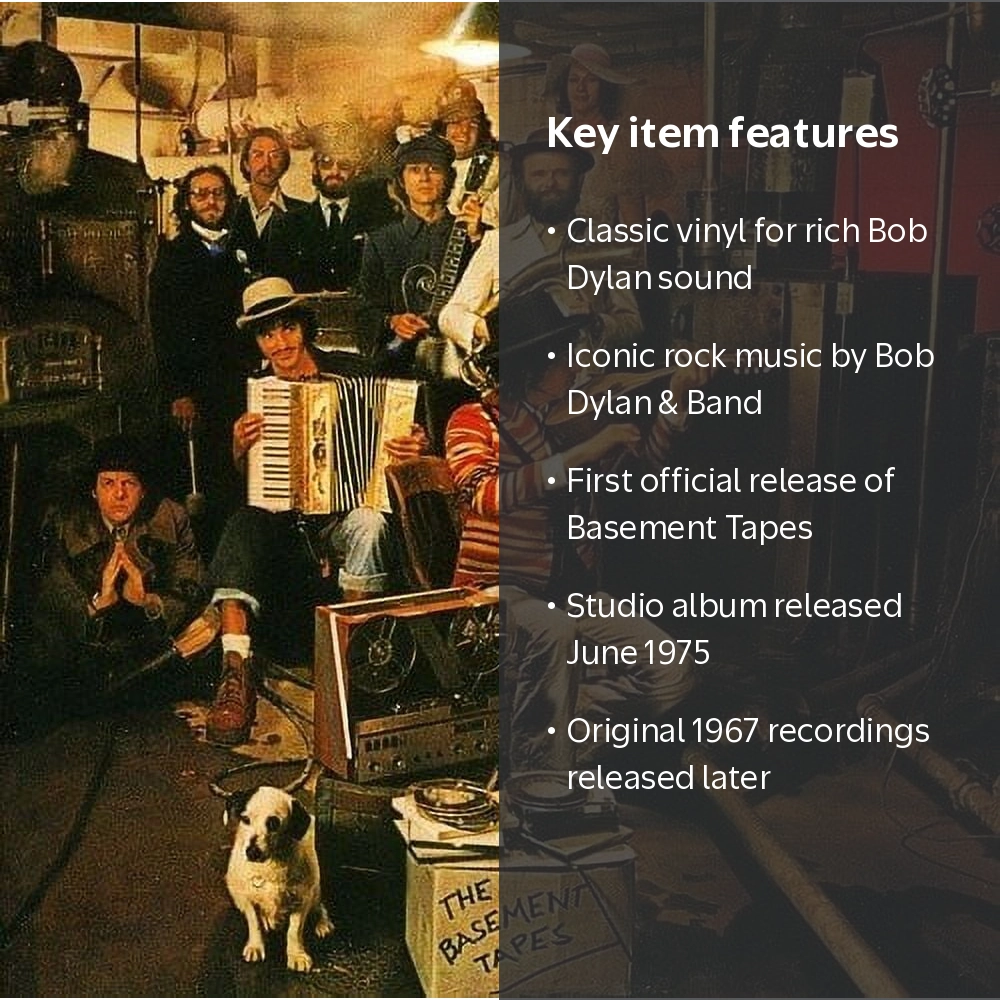 Sony, Bob Dylan Basement Tapes, Music and Performance, Vinyl Album