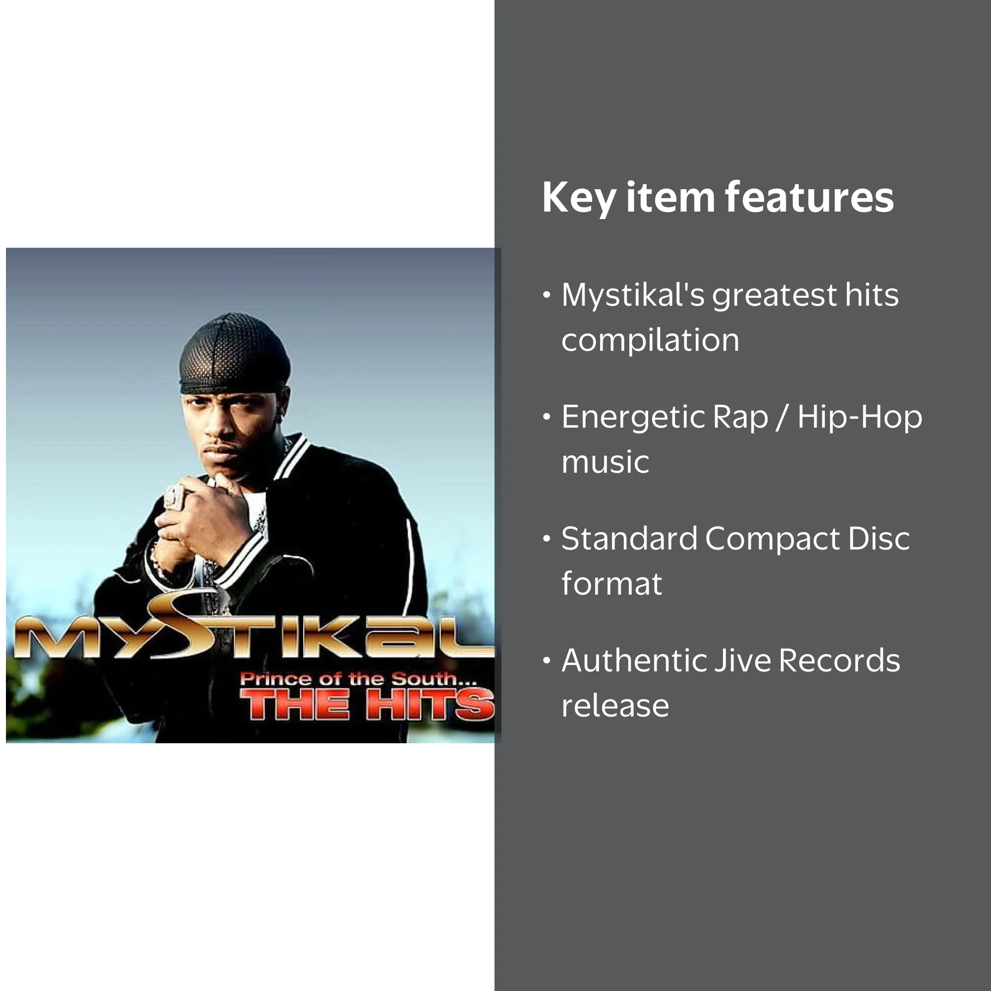 Mystikal - Prince of the South: Greatest Hits - Music