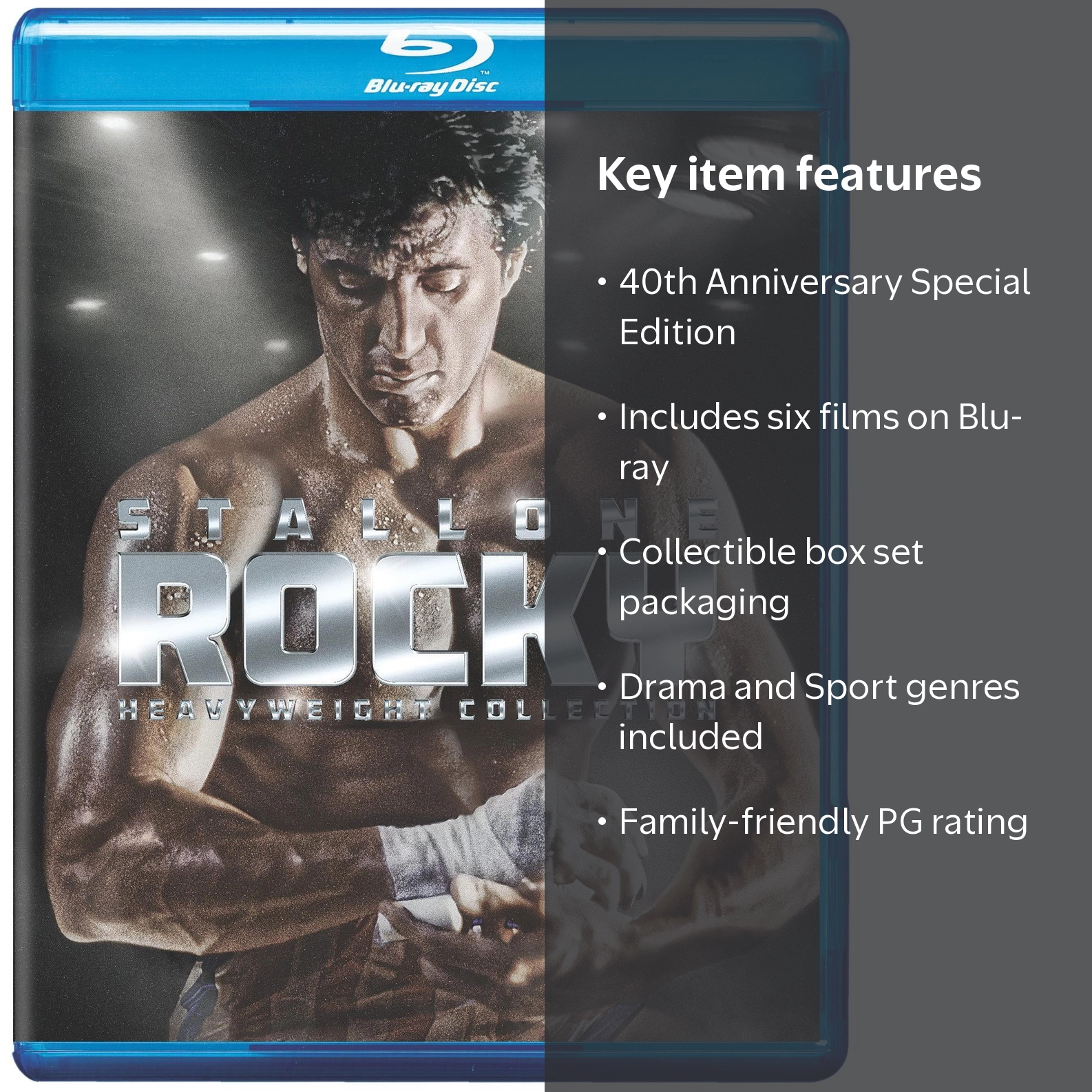 Rocky Heavyweight Collection 40th Anniversary Edition Blu-ray