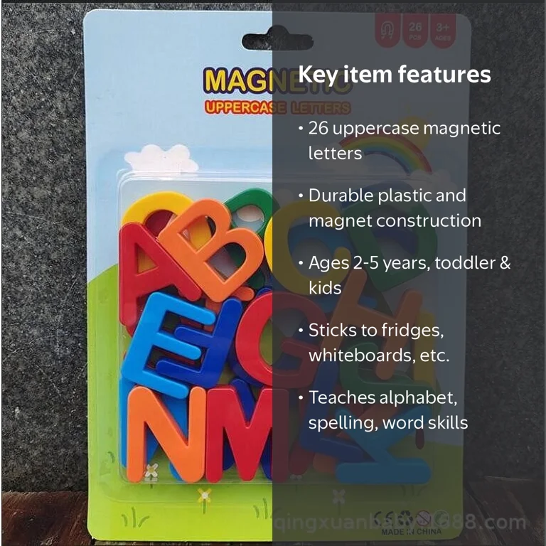 XZYYR Letters, Alphabet ABC Fridge for Toddlers & Kids, Cute