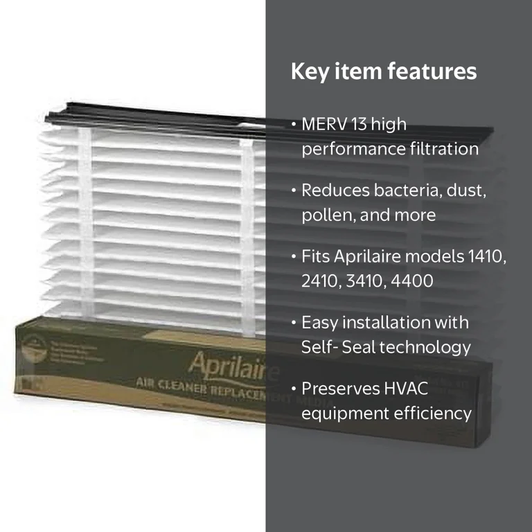 mari13ページ Aprilaire 413 Replacement Filter, MERV 13 Air Purifier, Fits