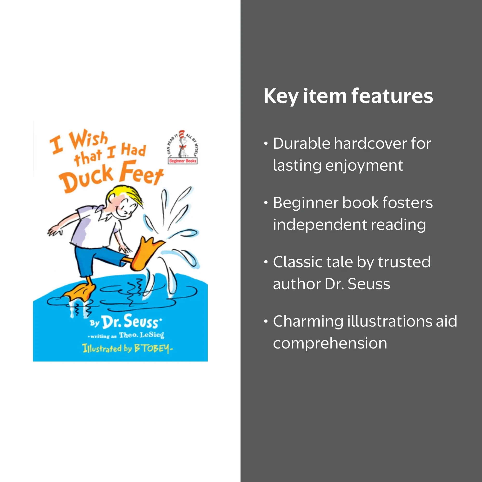 DR SEUSS: I Wish That I Had Duck Feet (Hardcover) - Walmart.com