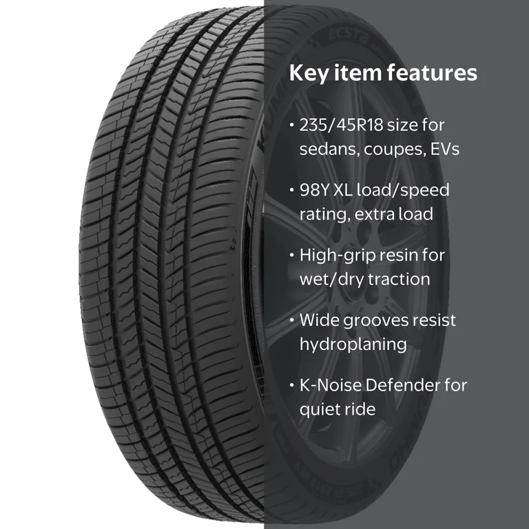 Kumho Ecsta Sport A/S PA71 All Season 235/45R18 98Y XL Passenger