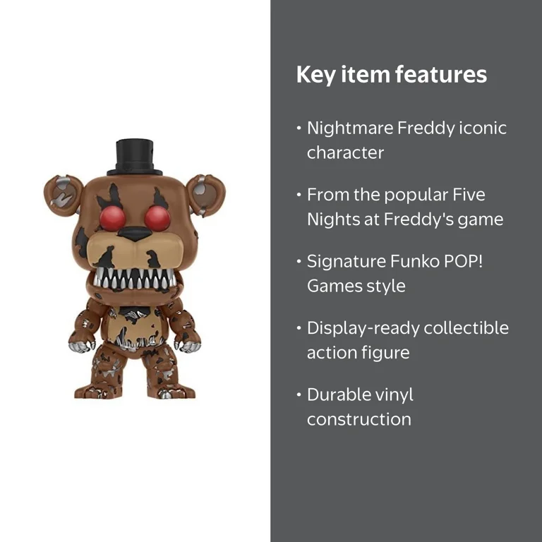Funko POP Games: Five Nights at Freddy's Nightmare Freddy Vinyl