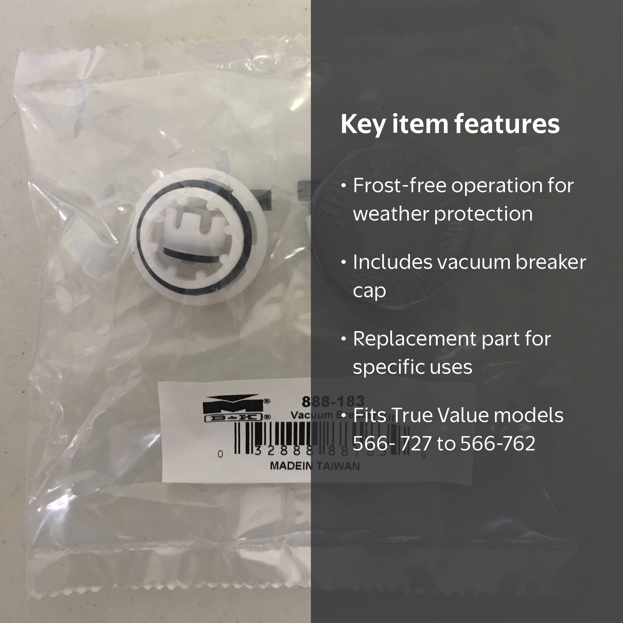 B&K 888183 Anti-Siphon Frost Free Vacuum Breaker Kit, Durable