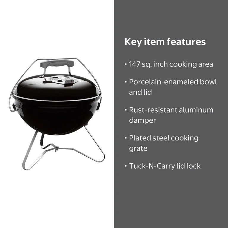 Weber Smokey Joe Premium Charcoal Grill - Walmart.com