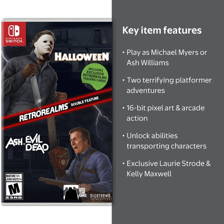 Halloween and Ash vs Evil Dead RetroRealms Double Feature