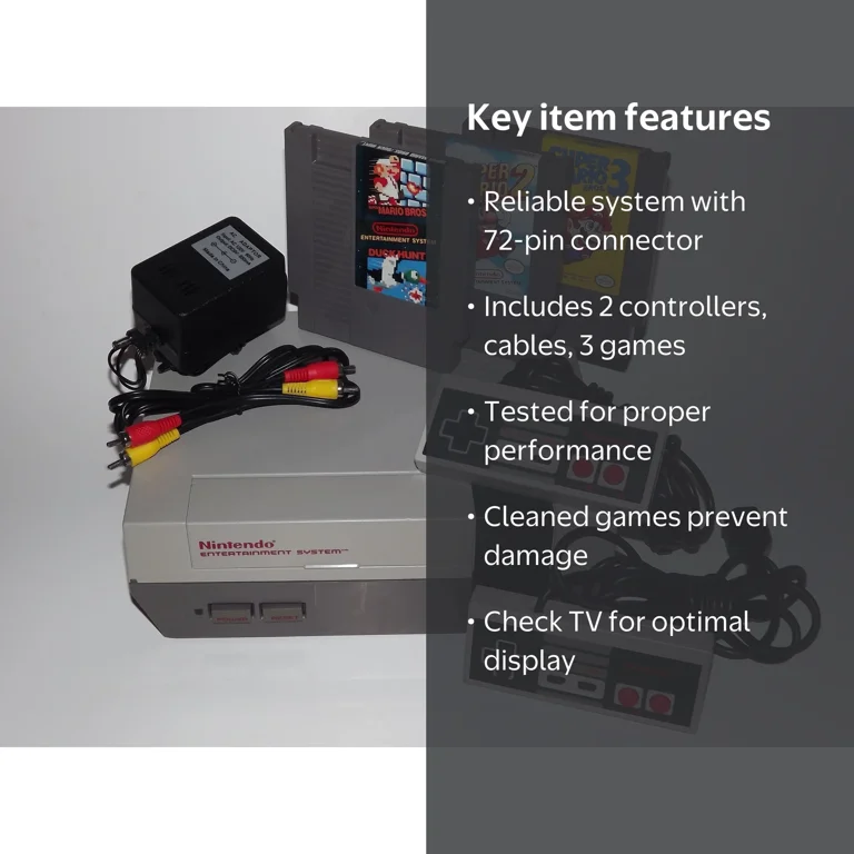 Nintendo Entertainment System Bundle, Super Mario Bros 1, 2, 3