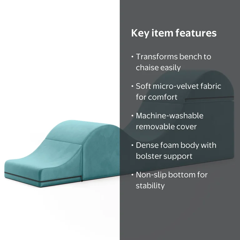 Liberator Aria Flip Chaise- Liberty, Blue - Walmart.com