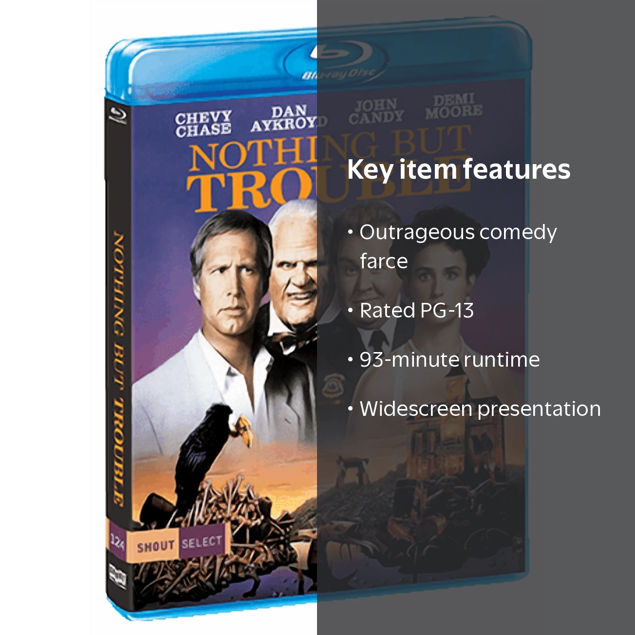 Nothing But Trouble Blu-ray, PG-13 Comedy, 93 min, Dan Aykroyd