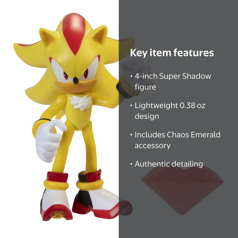 Sonic Child Shadow Action Figure, Chaos Emerald, 0.38 oz - Walmart.com