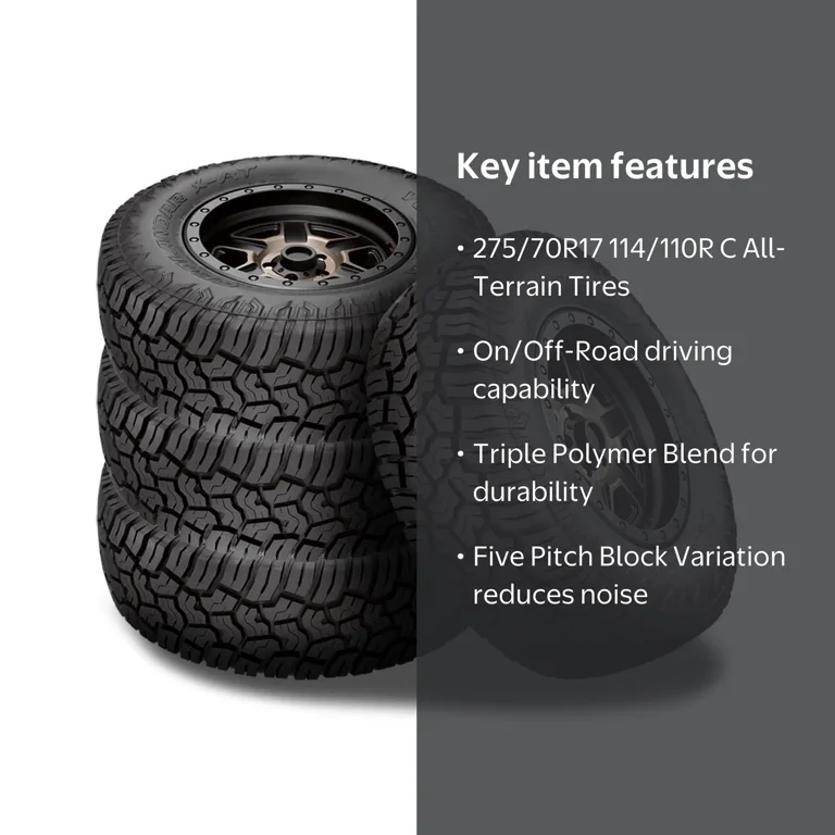 タイヤ YOKOHAMA 275/70R17 GEOLANDER X-AT YA2314 4 Yokohama Geolandar X-AT 275/70R17 114/110R C Tires 110116061