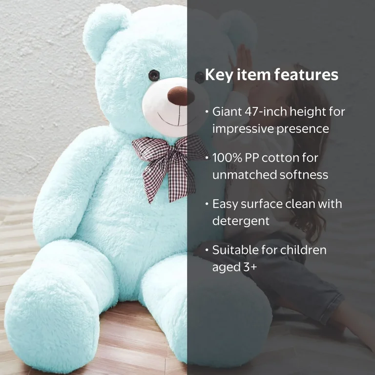 MorisMos Giant Teddy Bear 4ft Stuffed Animal Plush Toy - Walmart.com