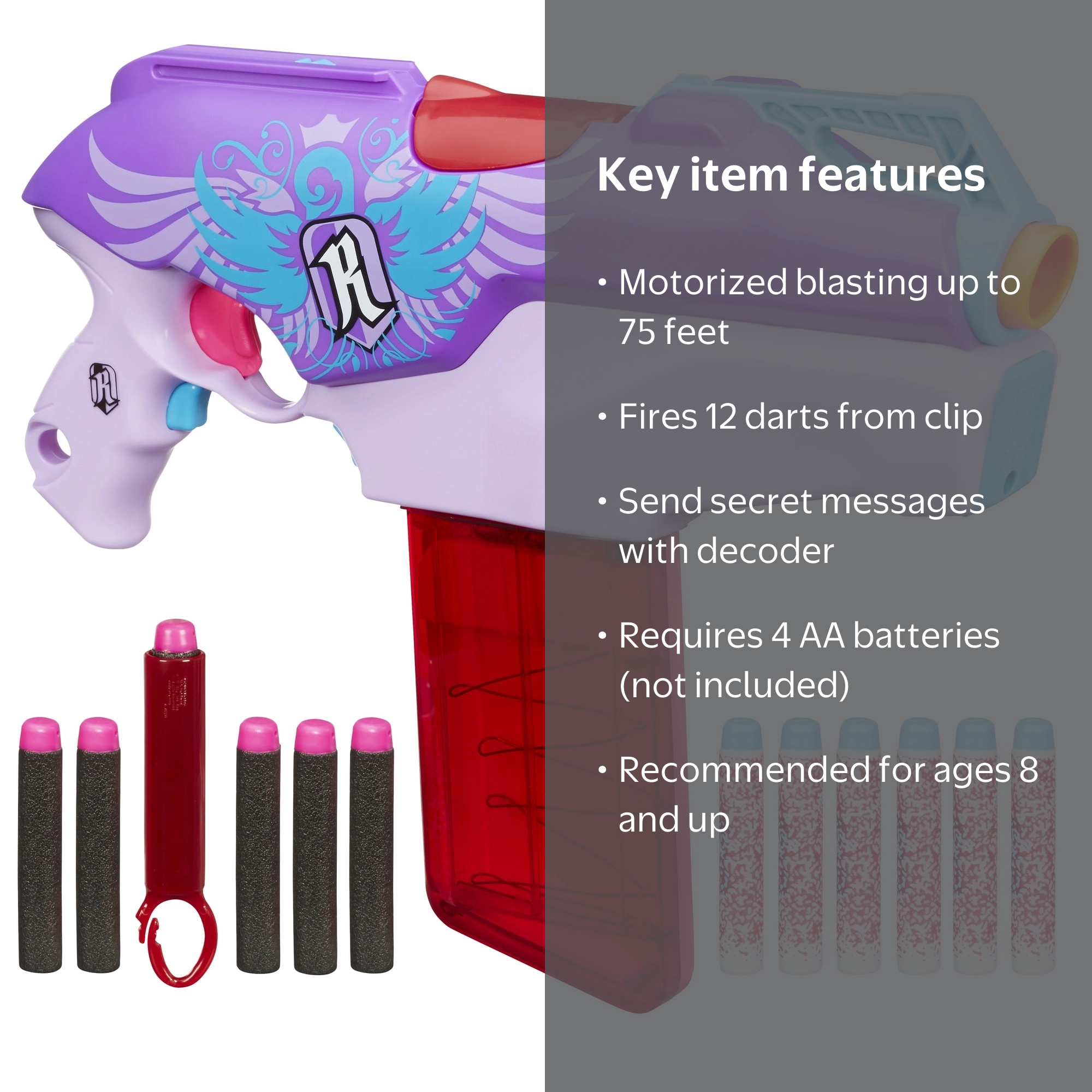Nerf Rebelle Rapid Red Blaster - Walmart.com