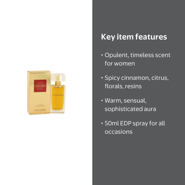 Est√©e Lauder Cinnabar 1.7 Edp Sp, 1.7 oz EDP Spray - Walmart.com