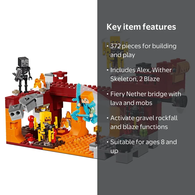 LEGO The Blaze Bridge 21154 Building Set, 372 Pieces - Walmart.com