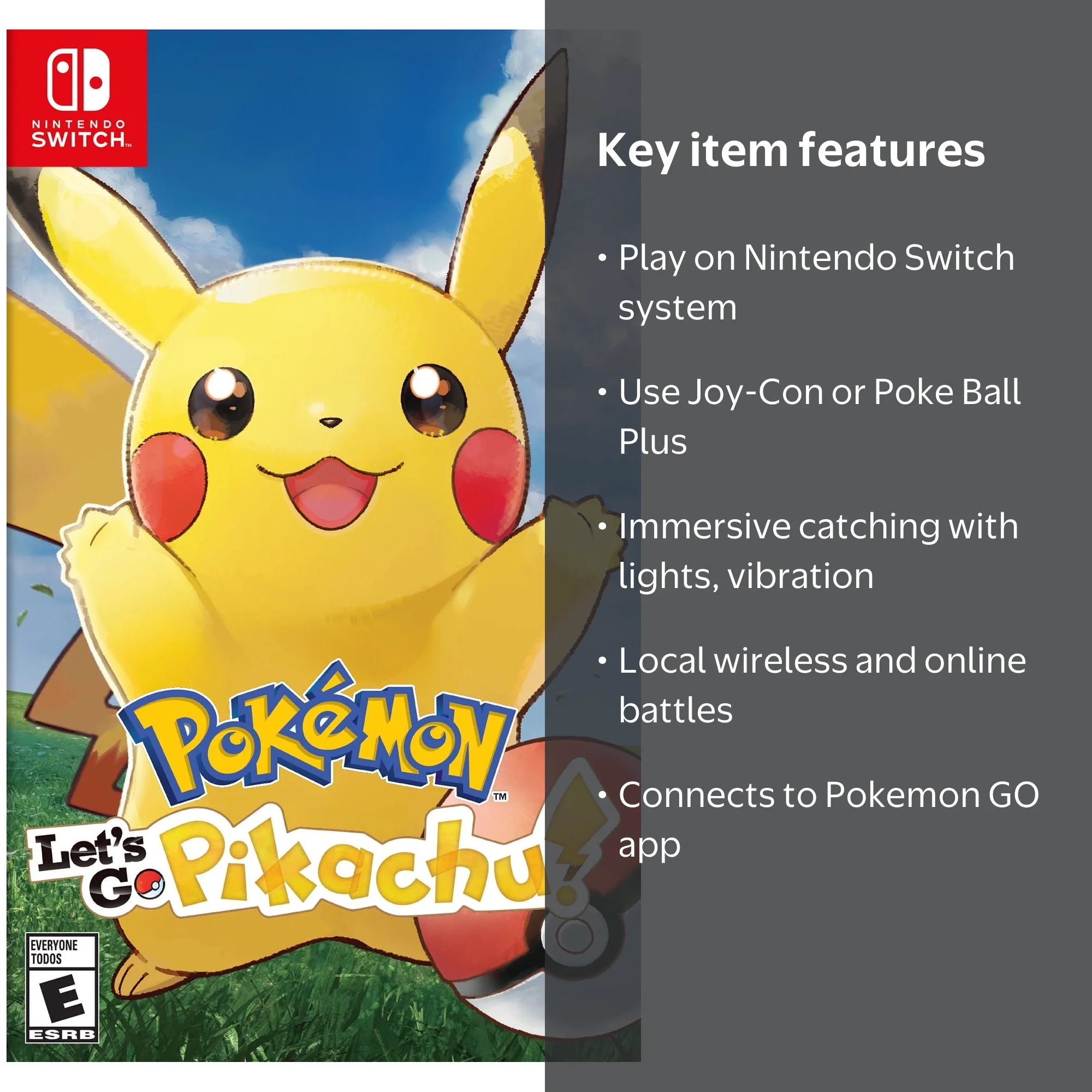 Pokemon Lets Go Pikachu (Nintendo Switch) - Walmart.com