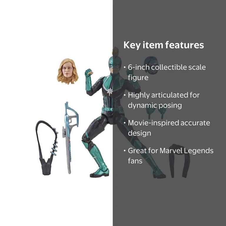Marvel Legends Captain Marvel Action Figure (Starforce) - Walmart.com