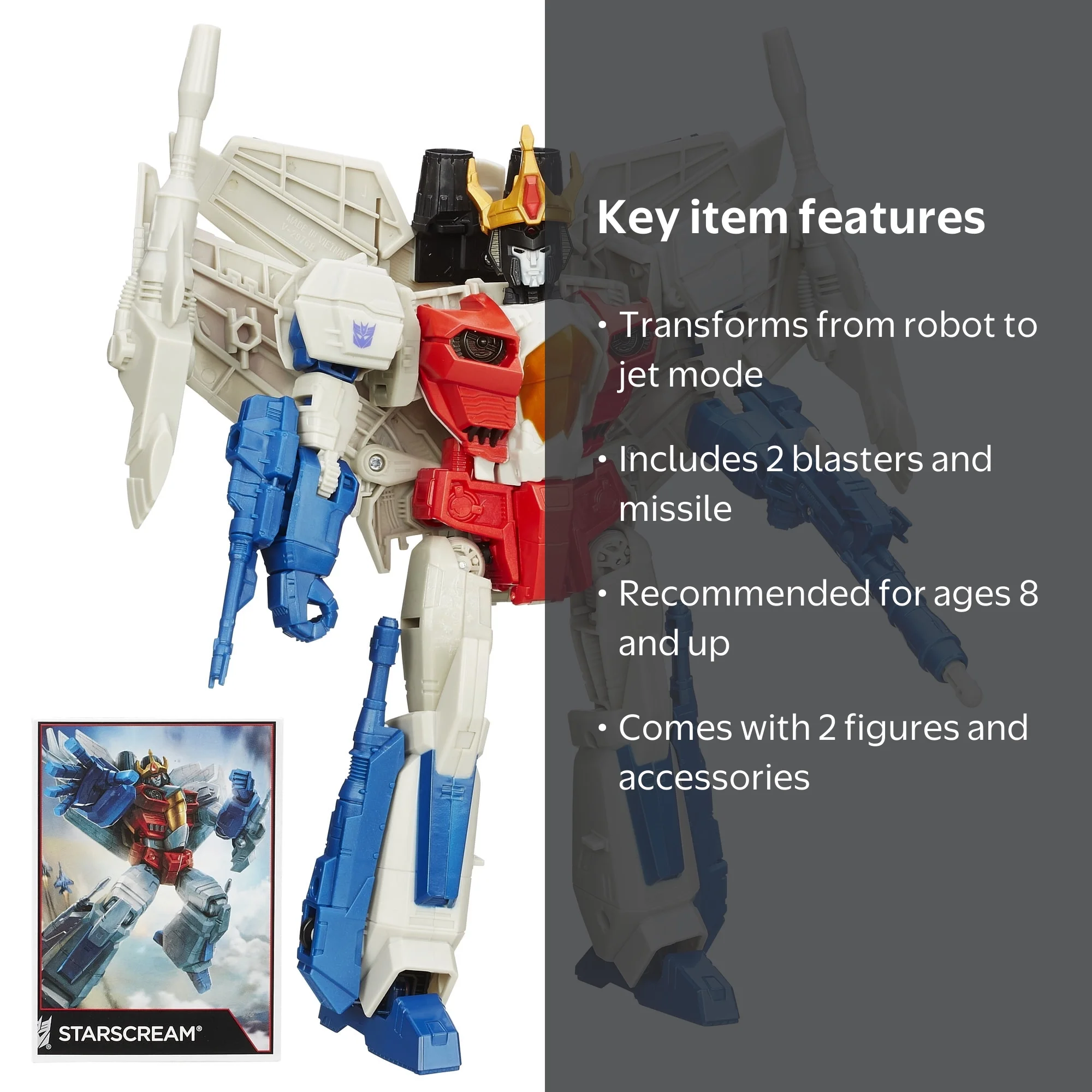 コミック・アニメ TRANSFORMERS COMBINER WARS STARSCREAM Transformers, Combiner Wars Starscream Action Figure - Walmart.com