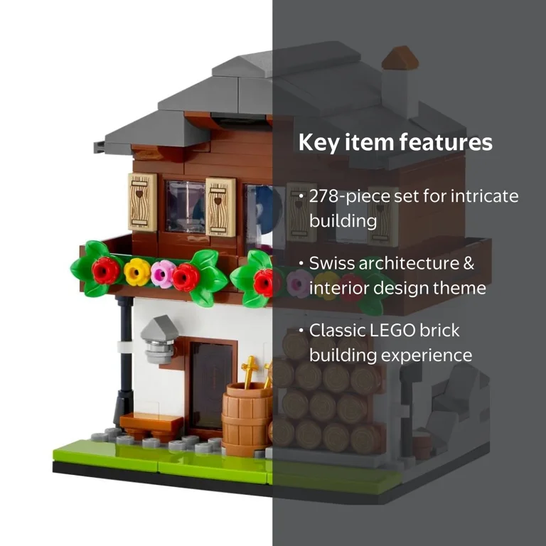 LEGO, Houses of The World 3 Building Set, 40594, 278 Pieces