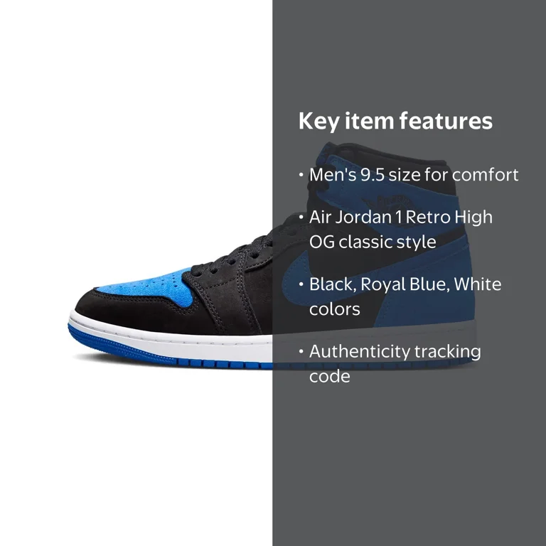Jordan Air Jordan 1 Retro High OG Reimagined Royal Blue Shoes
