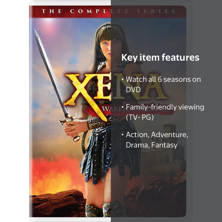 SDS, DVD, Complete Series, Xena Warrior Princess 6 Seasons