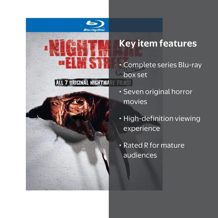 SDS, Blu-ray Box Set, A Nightmare On Elm Street 1-7, Horror