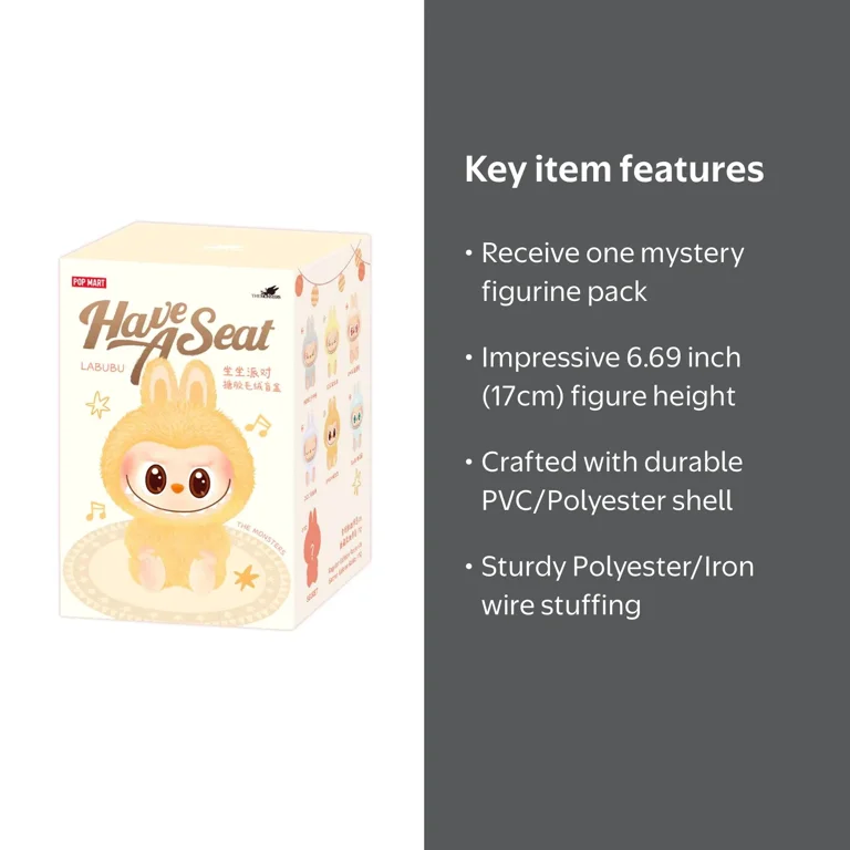 Pop Mart Labubu Have A Seat Blind Box Series V2 – Vinyl