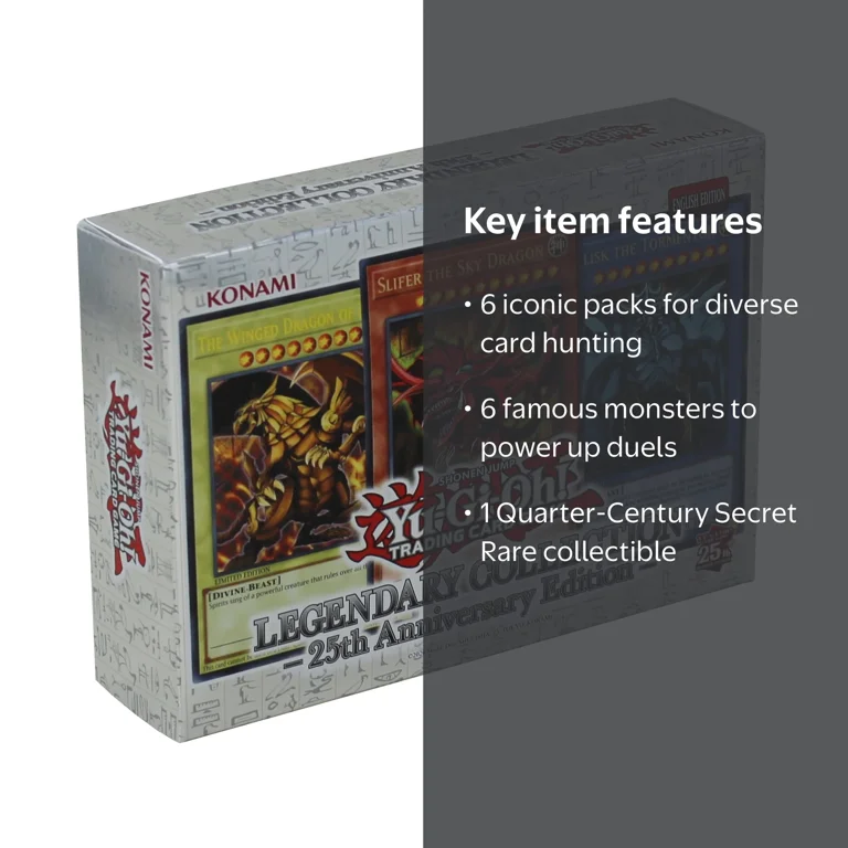 Yu-Gi-Oh!, Legendary Collection 25th Anniversary Box, 6 Booster